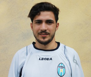 Il centrocampista del Taormina Giuseppe Grasso