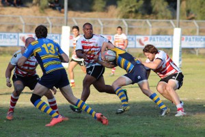 Una fase del match tra Amatori Messina e Primavera Rugby