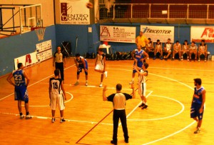 Roberto Bellmo (Mia Basket) in lunetta 