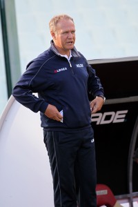 L'allenatore Leonardo Bitetto (foto Luca Maricchiolo)