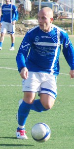 Il centrocampista del Ghibellina Ciccio Monaco (scatto di R.S.)