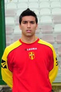 Cristian D'Angelo, autore del gol della vittoria per il Rometta