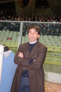 Il tecnico del Messina Gianluca Grassadonia (foto Bruno Cuteri – Paolo Furrer)