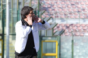 Il tecnico del Messina Gianluca Grassadonia (foto Luca Maricchiolo)
