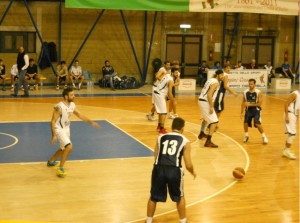 Milazzo-Mia Basket, una fase della gara di andata