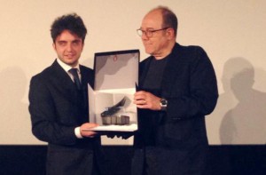 Fabio Schifilliti premiato da Carlo Verdone
