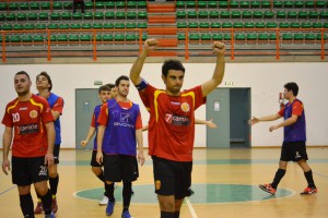 Gioia giocatori Futsal Peloro Messina