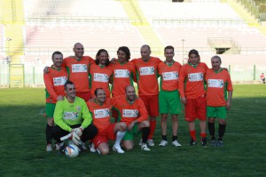 La formazione del "Messina Day" dell'aprile 2011
