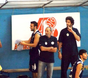 L'allenatore Lillo Luicifero e Agostino Li Vecchi (Milazzo)