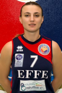 Andreea Serban, schiacciatrice della Effe Volley