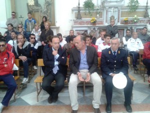 Il sindaco di Milazzo Carmelo Pino e l'assessore allo sport Pippo Midili (foto Carmelo Amato)