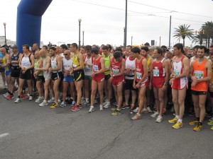 Una partenza delle scorse edizioni della Messina Marathon