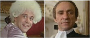 Mozart e Salieri nel film Amadeus