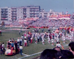 I festeggiamenti per la promozione, stagione 1982-83