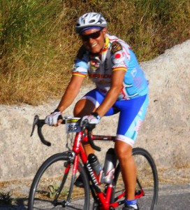 Il dirigente-ciclista Angelo D'Agata