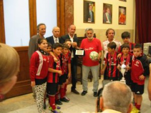 Accorinti insieme all Scuola Calcio Sicilia