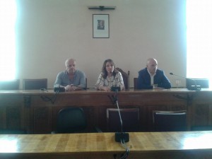 Il sindaco Maria Teresa Collica insieme al presidnete Bonina