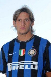 Esposito con la divisa dell'Inter. Ha svolto tutta la trafila delle giovanili nel club milanese