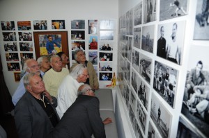Un momento dell'inaugurazione della mostra permanente dedicata a Ciccio Currò