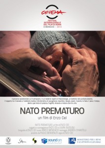 La locandina del documentario "Nato prematuro"