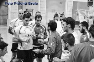 L'allenatore Romeo del Volley Brolo