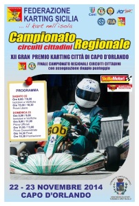 Karting Sicilia - Locandina
