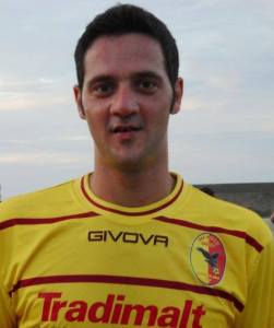 L'attaccante Giuseppe Giorgianni