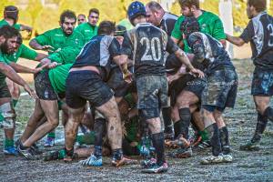 Clan Messina - Nissa Rugby - una fase del match (Foto Giovanni Mazzullo)