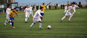 Una fase del match tra Città di Messina e Scordia