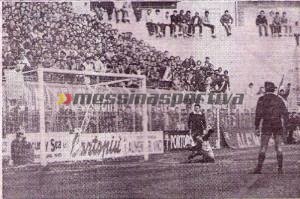 Campionato 1984-85 Messina Reggina 1-0 gol di Catalano su rigore