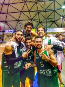 Il quintetto del Green Basket Palermo