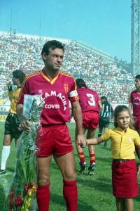 Totò Schillaci, a segno contro l'Akragas nel 1985