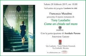 L'invito all'incotro con Tony Laudadio