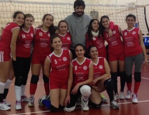 Le ragazze del Santa Teresa Volley Under 16