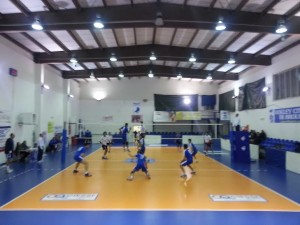 Volley Brolo- Martina Franca, una fase del match