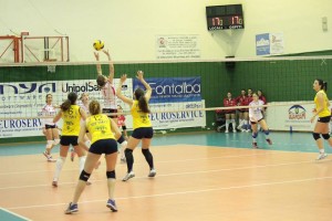 Messina Volley-Effe Volley 0-3 Una fase del match