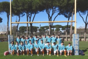 La formazione Under 14 siciliana di rugby