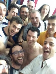 Selfie celebrativo della Vis Reggio