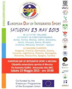 Locandina “European Day of Integrated Sport” 