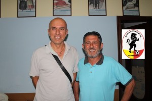Basilio Arasi, neo preparatore fisico, in compagna di Leo Scaffidi, allenatore degli juniores