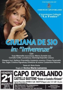 Giuliana De Sio in Irriverenze