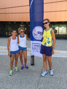 Marta Roccamo, Maria-Ruggeri e Nadiya Sukharyna a Lione