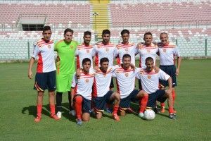 La formazione titolare dell'Forza Calcio Messina