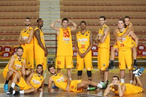 Foto di squadra del Basket Barcellona