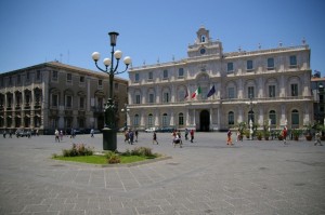 Piazza Università a Catania