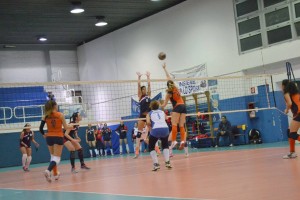 Lorenza Panarello (Messana Volley) in azione