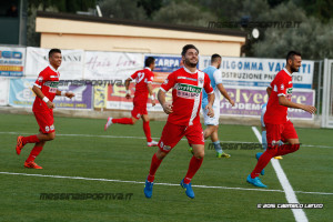 Francesco D'Anna sblocca il risultato siglando la rete dell'1-0 al 1' di gioco