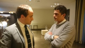 L'avvocato Antonio Fazio ed il suo assistito Arturo Di Napoli
