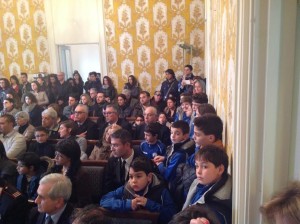 I piccoli Svincolatini presenti all'incontro di Palazzo D'Amico