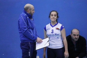 Giulia De Luca insieme a coach Russo
